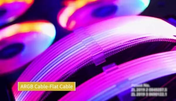 Quality Extension Cable 8Pin RGB Single headlight row type synchronization Neon Light cable for Gaming PC for sale