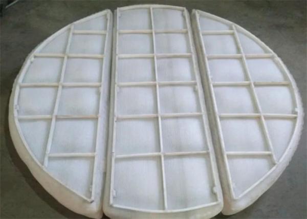 Quality Rectangular PP PTFE Knitmesh Demister De Mister Pads Ring Type for sale
