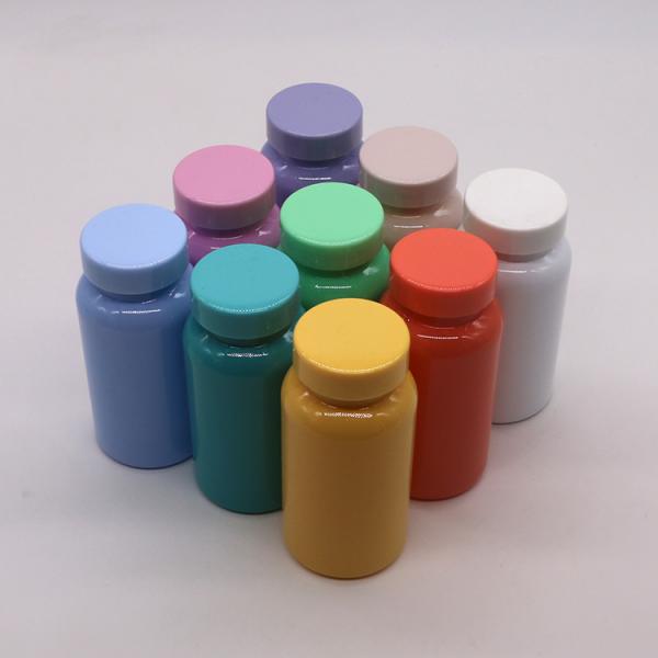 150mL/5oz Customized PET Bottle for Tablets/Capsules/Powder/Pill Medicine and Emboss Cap