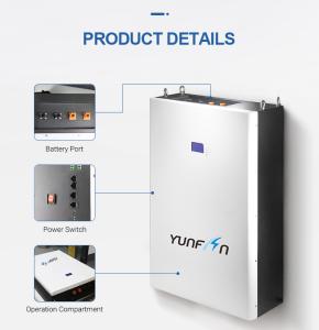 Wall Mounted Lithium Battery OEM Lithium Ion Polymer Battery  RS232  RS485