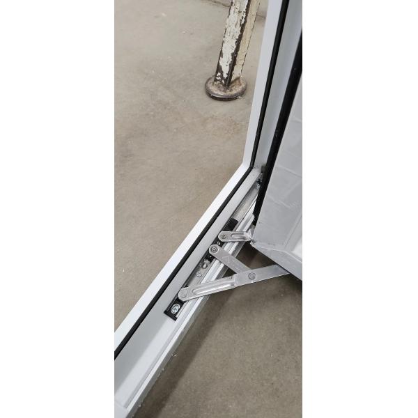 High Weather Resistance 60 PVC Series Glass Casement Windows With Mosquito Net