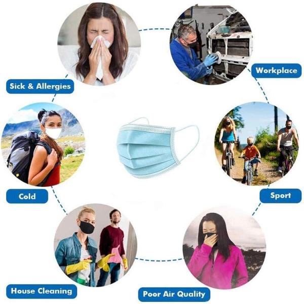 KN95 Disposable Protective Mask Allergic Prevent,Against Coronavirus Avoid Bacteria,CE CERTIFICATION