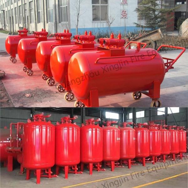 TUV Certified Fire Extinguishing System Vertical / Horizontal Bladder Tank In Red 0.6-1.6Mpa