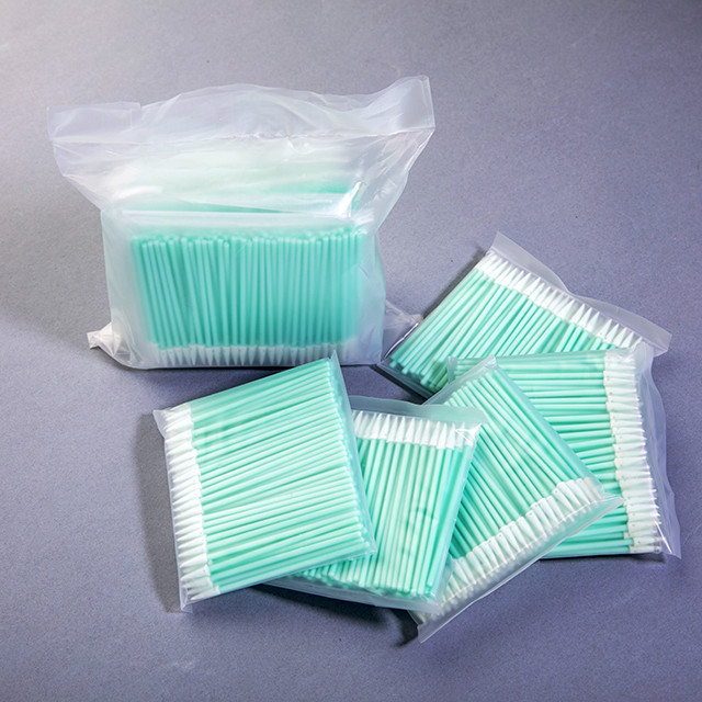 Cleaning Foam Swab With Pointed Head And PP Stick For Cleanroom