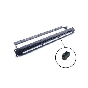China Cat6 Cable Management 110/Krone IDC Patch Panel for Cat5e/Cat6a/Cat7 Ethernet Integration on sale