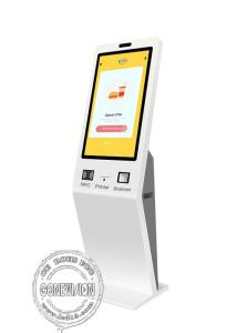 China Floor Standing Touch Screen Self Service Ticketing Kiosk Android 6.0 on sale