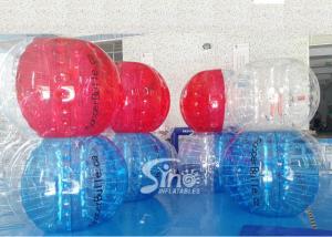 China Durable kids N adults TPU inflatable zorb soccer ball for outdoor playing soccer games on sale