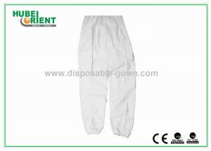 China Safety Waterproof White Mens Disposable Pants For Travelling on sale