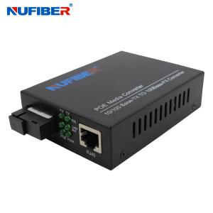 IEEE802.3af POE Powered Switch Media Converter Single Mode Single Fiber SC 20km