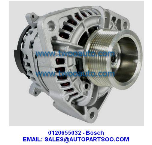Quality 0120655032 - Bosch Alternator 24V 80A (Pulley 8S) 0 120 655 032 for sale