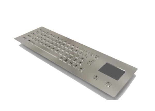 Quality Built In Industrial Keyboard With Touchpad Stainless Steel For Information Kiosk for sale