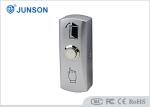 Zinc Alloy Small Door Exit Button With Back Box , No / Com Contact