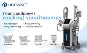Max cryolipolysis 2019 fat freeze cryo cooling slimming machine,4 handles can work at the same time