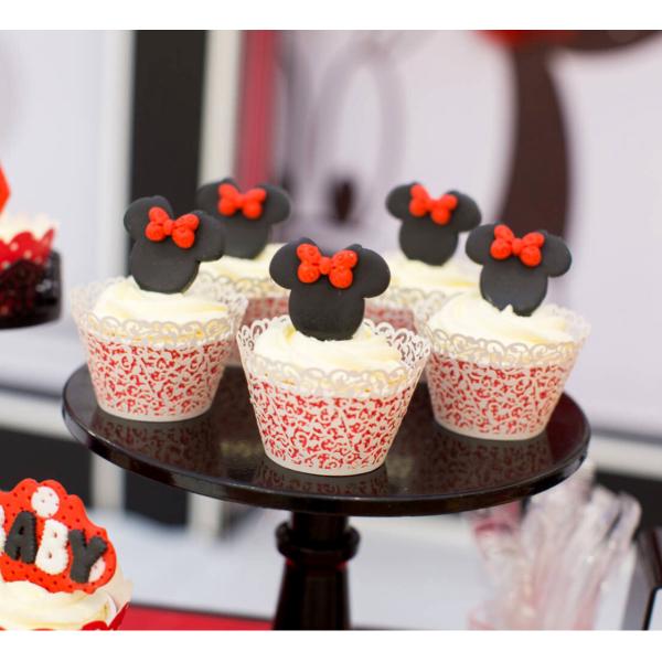 Fancy Wedding Cupcake Paper Holders Offset Printing Matt Lamination Surface