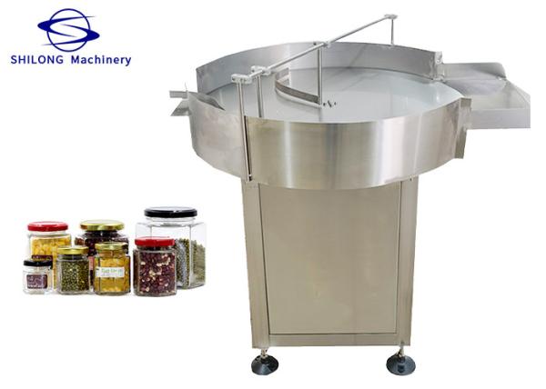 Quality 120W Bottle Feeding Table CE Rotary Accumulation Table 80 Cans / Min for sale