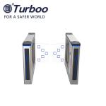 Automatic Pedestrian Swing Gate , Access Control Biometric Security System 40w