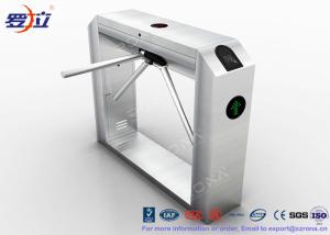 China Electric Stainless Steel Access Control Turnstiles , Revolving Tripod Barrier Gate on sale