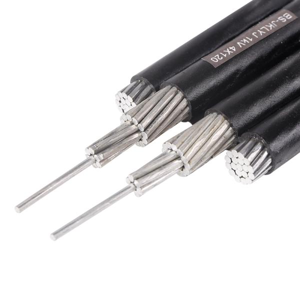 PE/XLPE/PVC Aluminum Conductor Insulation Electric Power Twisted Electrical Overhead ABC Cable