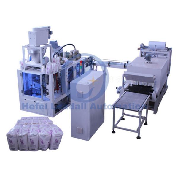 Easy Adjust Premade Bag Packing Machine , Maize Wheat Flour Packing Machine
