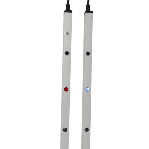 8 Beam 1.5m Blanking Light Curtain Sensor With No/Nc Output And Aluminum Alloy Shell