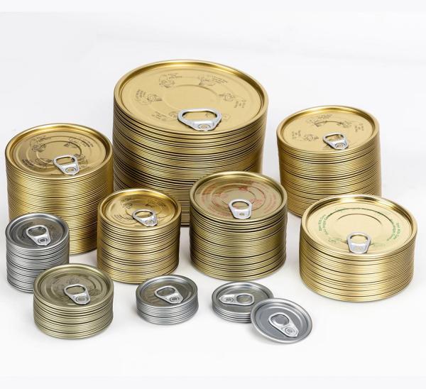 Quality Easy Open End for Food Packaging Clear Lid Pull Ring Food Can Printing Specification Customized for sale