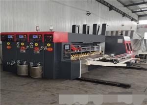 Corrugated Pizza Fruit Vegetable Box Single Color Flexo Printing Machine SGS