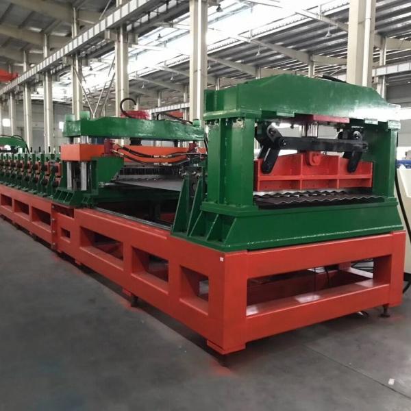 Quality Drain Culvert Corrugated Steel Silo Roll Forming Machine With Arch Curving Device for sale