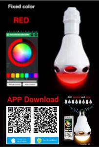 China APP Bluetooth Lamp Speaker on sale