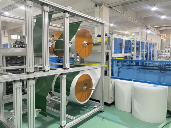 4-8pcs/Min Ultrasonic Primary Effect Trapezoidal Filter Bag Making Machine