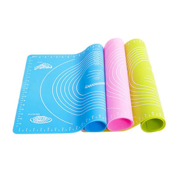 Quality 40*50cm Silicone Pie Crust Mat Kitchen Pastry Mat With Measurements for sale