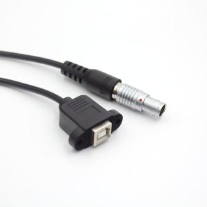 Data transfer series aviation plug to square USB plug