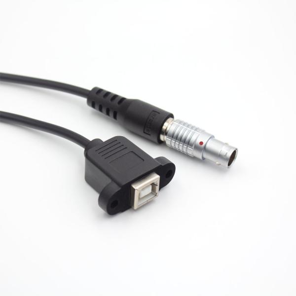 Quality Data transfer series aviation plug to square USB plug for sale