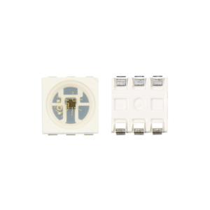 Buy cheap Dual Signal Individually Addressable 6-pin 5050 SMD with Embedded IC RGB LC8822 LED Chip product