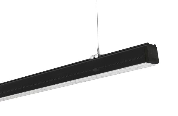 Quality Seamless 60W LED Linear Lighting System , 4000K Black Linear Light Fixture for sale