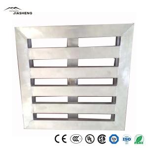China Double Faced Customized Steel Stackable Pallet metal 1100mm*1100mm on sale