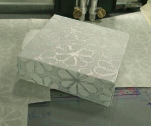 Buy cheap Lampshade fabric + pvc pattern flatbed cutting plotter product
