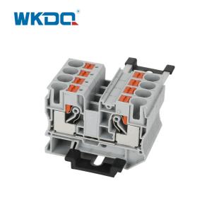 Buy cheap JPT 10 Terminal Block Push In Connecting Din Rail Mounted 10 Mm product