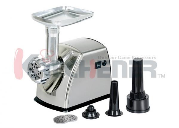 Quality Heavy Duty Meat Grinder Chicken Bones Machine With Sausage Stuffer And W/ 3 Cutting Plates for sale