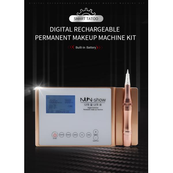 PMU Gold Microblading Permanent Makeup Machine Hollow Cup Motor