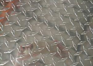 Buy cheap Bright Finish Aluminum Diamond Plate / 3003 Aluminum Plate Width Customized product
