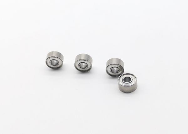 Quality AC/DC Fans Motors Miniature Ball Bearing , ZZ Seal High Speed Ball Bearing for sale