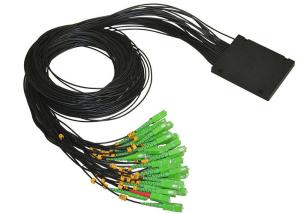 China Single Mode Fiber PLC Splitter with SC / APC Fiber Connectors , Optical Cable Coupler on sale
