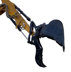 Mechanical Excavator Thumb Bucket Q355B Reinforced Multi Functional