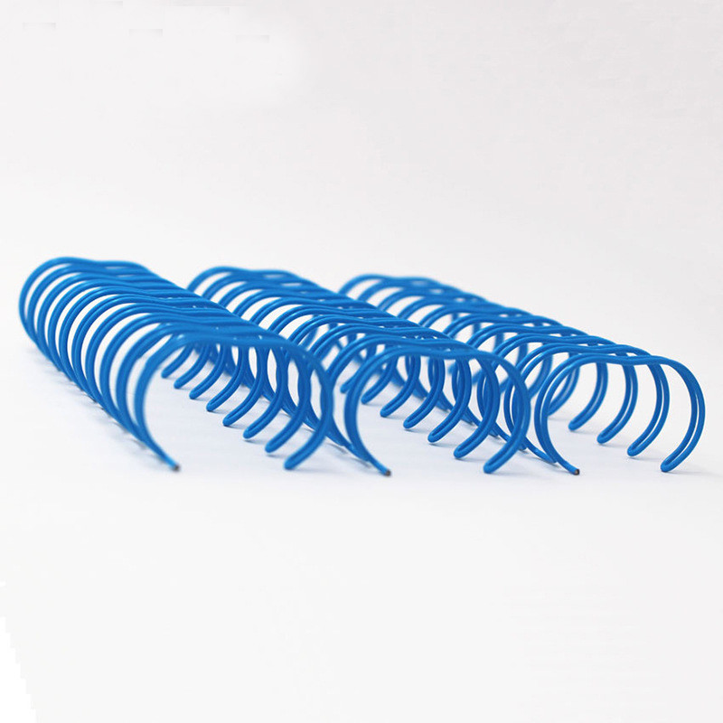 Pre Cut Box Packed 31.8mm Spiral Binding Wire Double Loop For Exercise Book