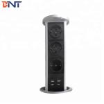 4 Way German Pop Up Sockets for Kitchen/Worktop Hidden Power Socket