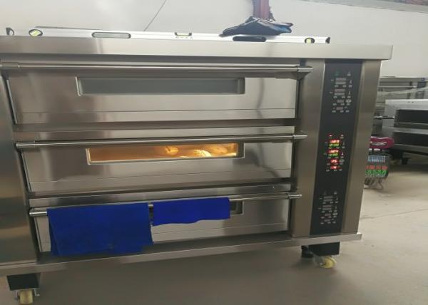 Quality High Efficient Bakery Steam Oven , Industrial Deck Oven With Steam Injection for sale