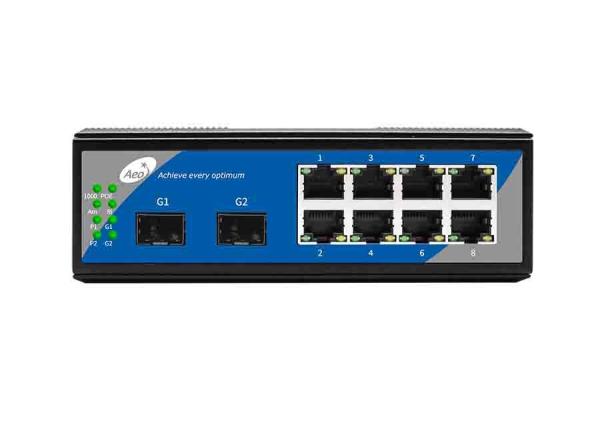 Quality Cascading POE Ethernet Switch 8 Port Single Mode Single Fiber for sale