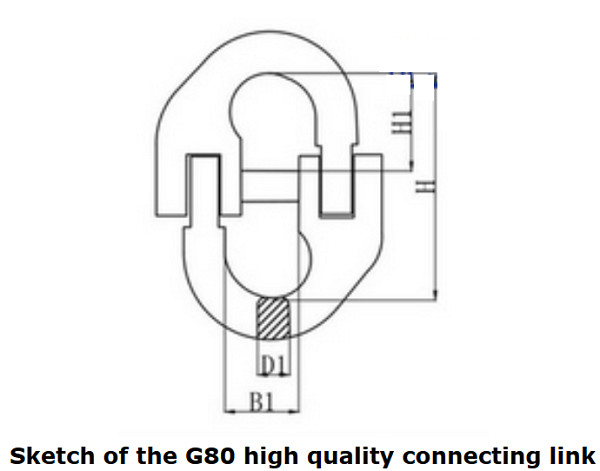 6mm To 30/32mm G80 Hook Color Painted Connecting Link