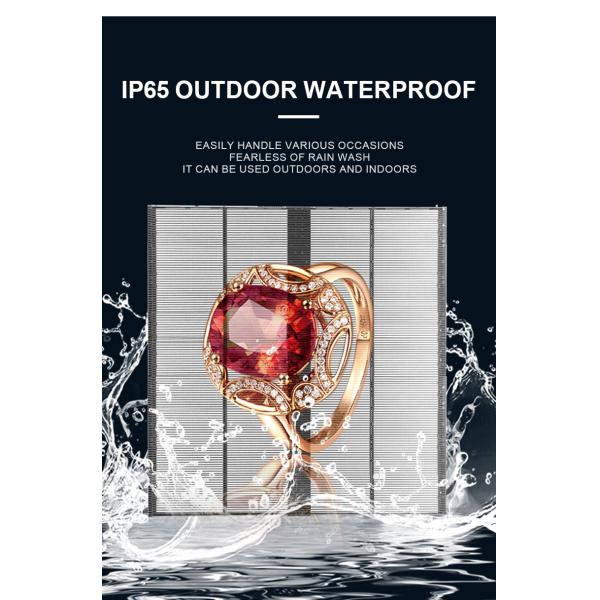 TV P2.5 P3.91 Transparent LED Display Screen LED Display Curtain Window Glass