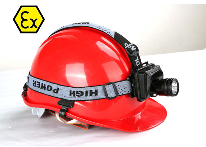 3 Watt Explosion Proof LED Headlamp 8-16 Hrs Runtime CE ROHS Certificates